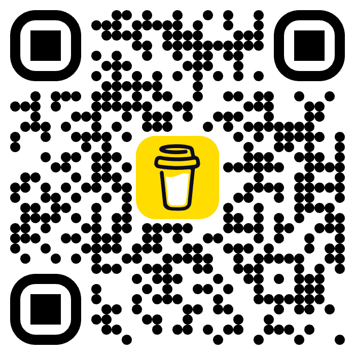 QR code for the Buy Me a Coffee support page